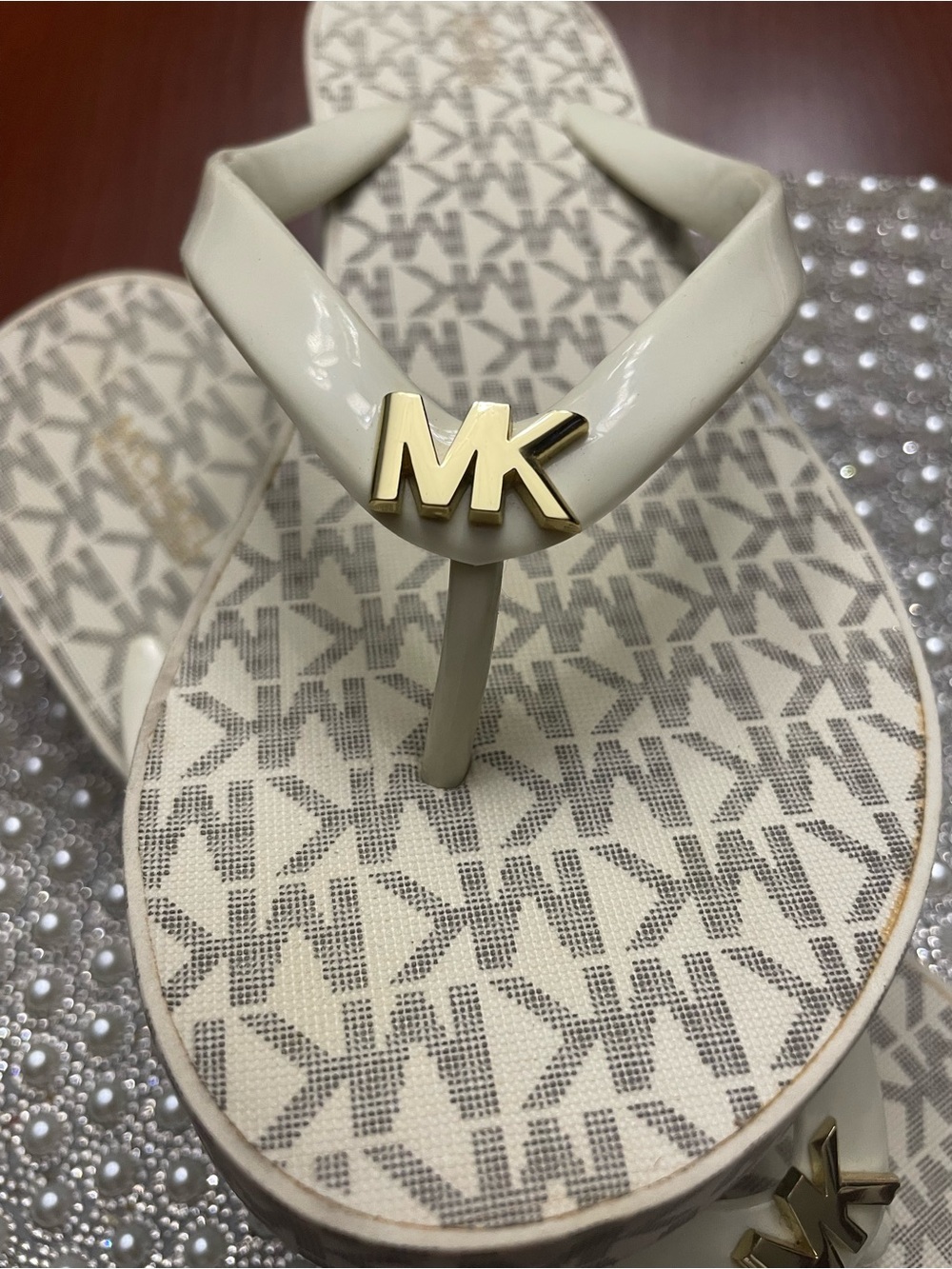 Women's MK flip-flop sandals
